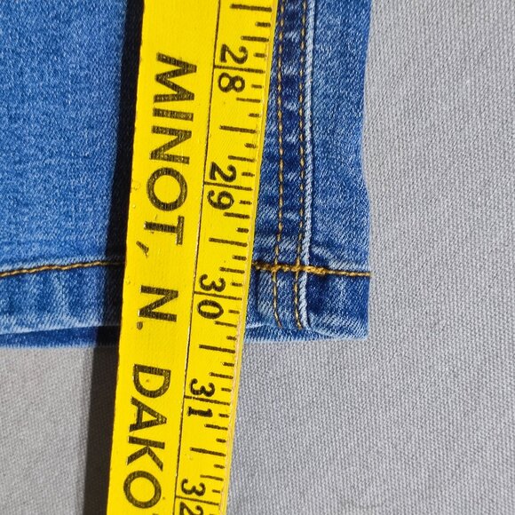 Indigo Rein Jeans women's junior size 13/30  denim blue ankle skinny high rise - Picture 12 of 14